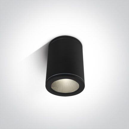 Kattovalo LED 6W, IP54 - musta