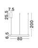 Подвесной светильник LED 48W
