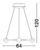 Riippuvalaisin LED 36W
