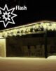 Icicle LED, 3m x 50cm, soe valge vilkuv