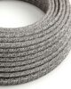 Текстильный провод 3x0.75mm, black onyx tweed glitter
