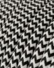 Текстильный провод 3x0.75mm, black-white ZigZag