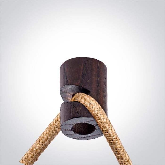 Mounting cable clip, wood