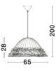 Rippuv laevalgusti E27