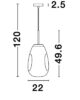 Rippuv laevalgusti E27
