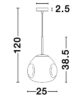 Rippuv laevalgusti E27