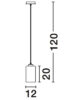 Rippuv laevalgusti E27