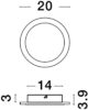 Wall light LED 12W