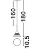 Riippuvalaisin LED 7W