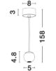 Rippuv laevalgusti LED 5W