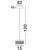 Rippuv laevalgusti LED 6W
