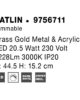Ceiling light LED 21W, 3000K