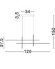 Riippuvalaisin LED 43W