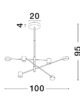 Подвесной светильник LED 28W