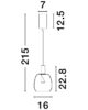 Rippuv laevalgusti LED 7W