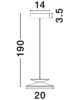 Rippuv laevalgusti LED 7W