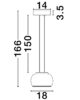 Подвесной светильник LED 9W