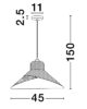 Rippuv laevalgusti E27