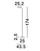 Floor lamp LED 30W