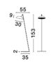 Floor lamp LED 30W