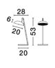 Laualamp LED 18W