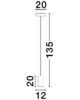 Lattialamppu LED 17W