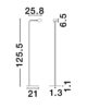 Floor lamp LED 6W