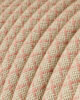 Textile cables 3x0.75mm, antique pink and beige
