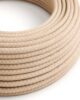 Textile cables 3x0.75mm, antique pink and beige
