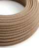 Kangasjuhe 3x0.75mm, bark and beige zigzag