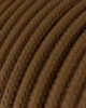 Textile cables 3x0.75mm, cotton espresso brown