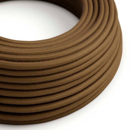 Kangasjohto 3x0.75mm, cotton espresso brown