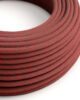 Текстильный провод 3x0.75mm, fire red and stone grey