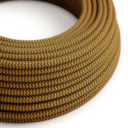 Kangasjuhe 3x0.75mm, golden honey and anthracite grey