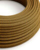 Текстильный провод 3x0.75mm, golden honey and anthracite grey