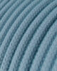 Textile cables 3x0.75mm, cotton ocean blue