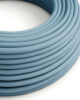 Textile cables 3x0.75mm, cotton ocean blue