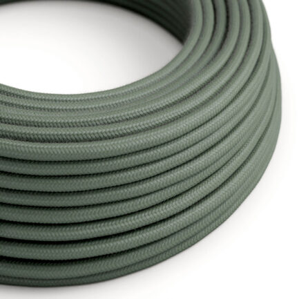 Textile cables 3x0.75mm, cotton sage green