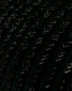 Textile cables 3x0.75mm, charcoal black