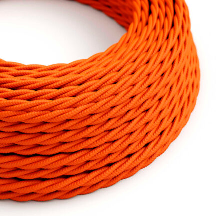 Textile cables X 3x0.75mm, flame orange