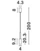 Rippuv laevalgusti LED 7W