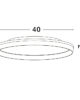 Plafondi LED 36W