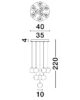 Riippuvalaisin LED 48W
