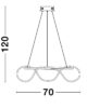Riippuvalaisin LED 43W