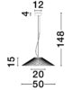 Rippuv laevalgusti LED 15W