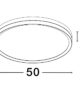 Plafondi LED 37W