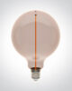 Лампочка LED 2.8W, E27-G125, 1800K