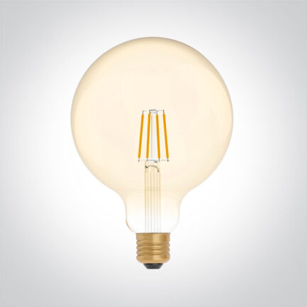 Лампочка LED 4W, E27-G125, 3000K