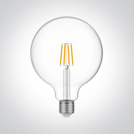 Лампочка LED 5W, E27-G125, 2700K