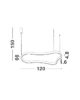 Pendant light LED 61W